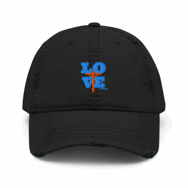 "LOVE" Distressed Dad Hat