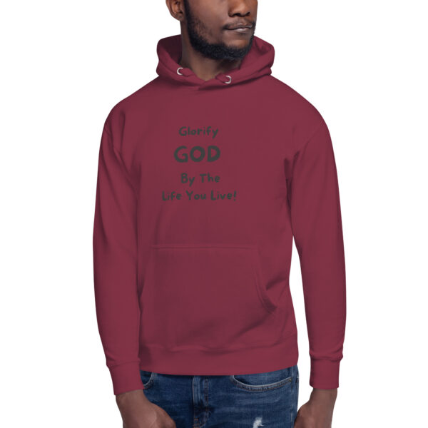 "Glorify God" Unisex Hoodie - Image 3